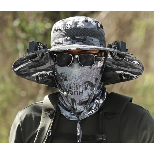 The perfect gift for dad 🎁❤2025 new ultra-light solar fan sun hat!
