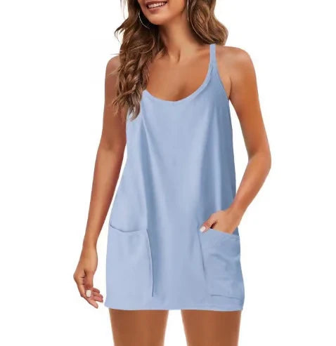 đWomen's Summer Sleeveless Mini Dress