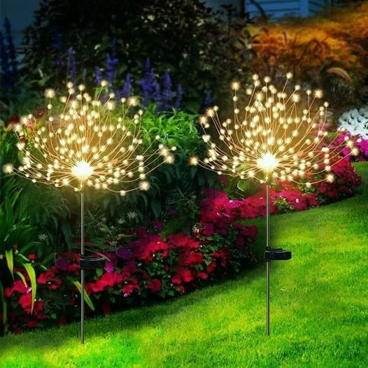 đWaterproof Solar Garden Fireworks Lamp