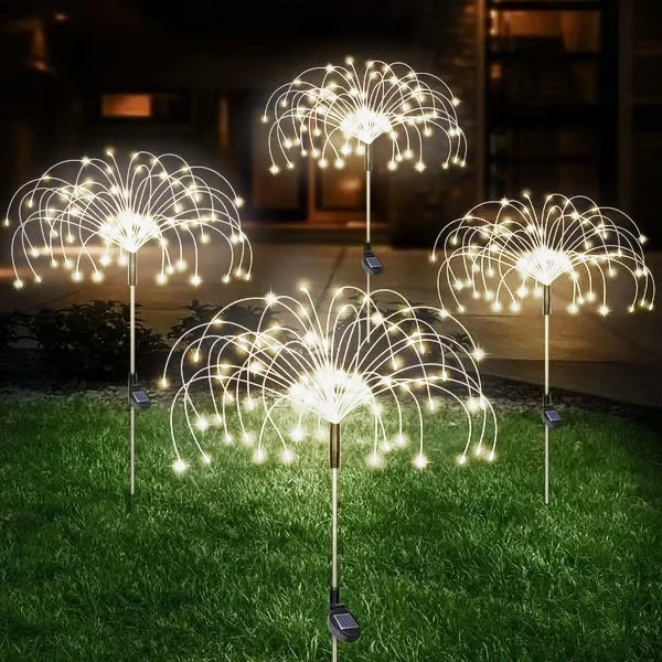 đWaterproof Solar Garden Fireworks Lamp
