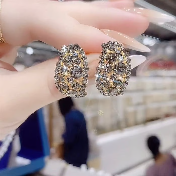 HOT 🔥🔥Lab-Created Diamonds Hoop Earrings🎁
