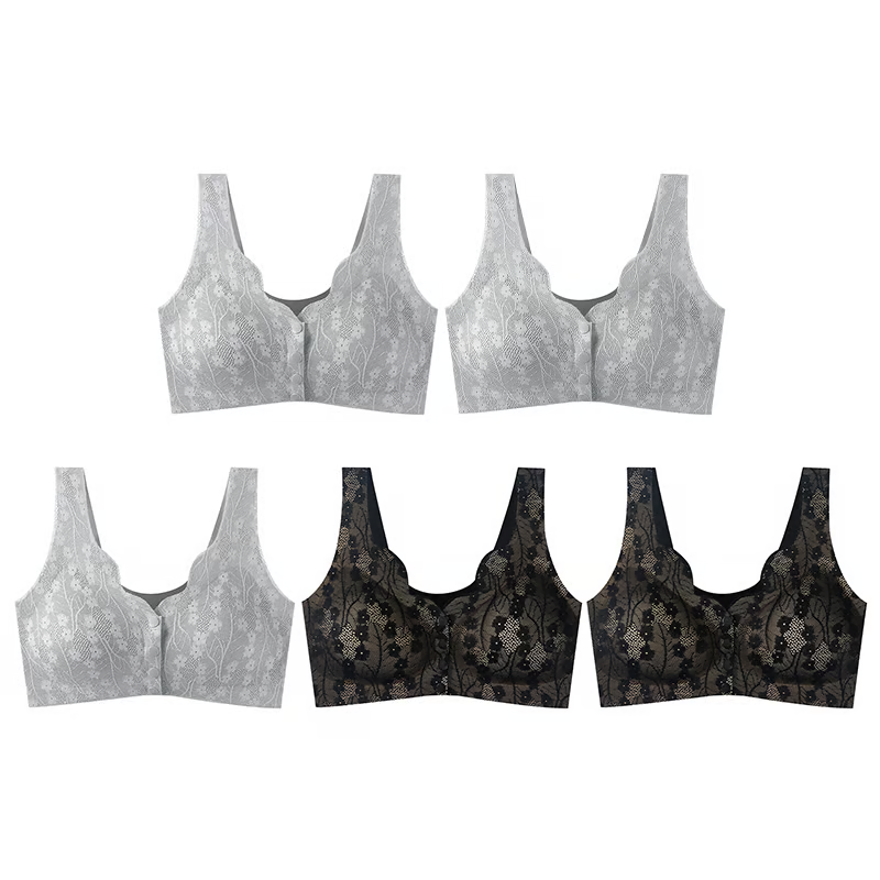 🔥Buy 1 Get 2 Free (3PCS) - Comfortable & Convenient Front Button Bra