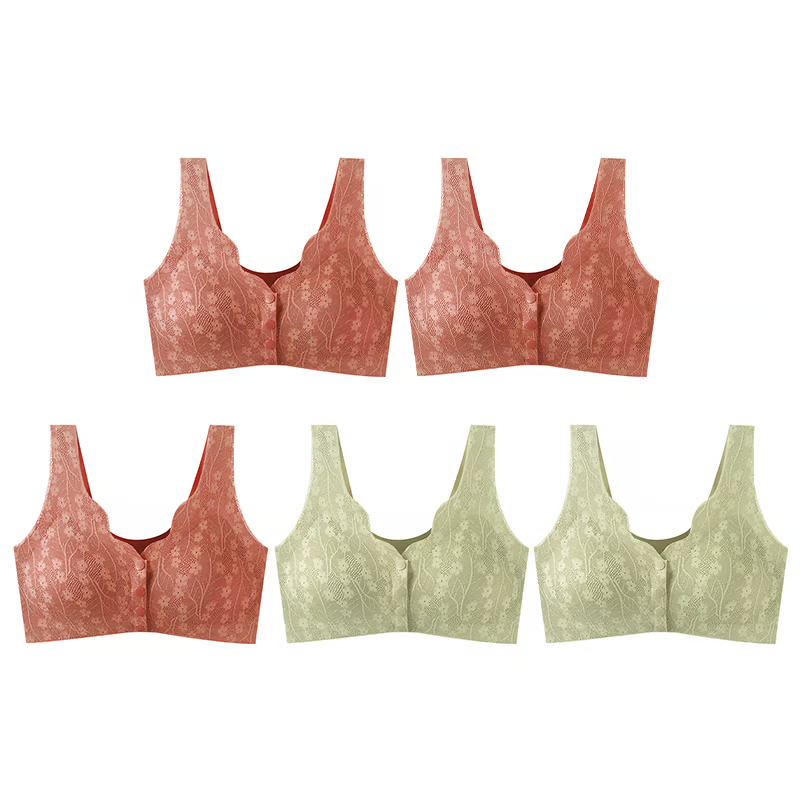 🔥Buy 1 Get 2 Free (3PCS) - Comfortable & Convenient Front Button Bra