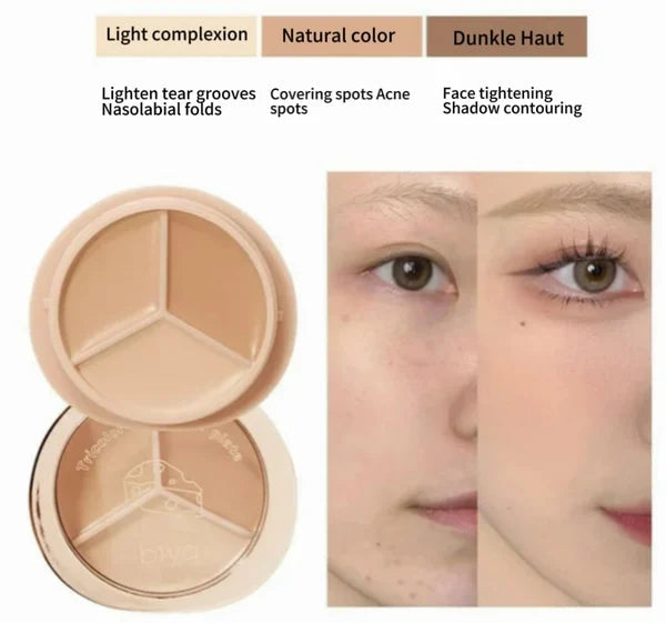 đ„3-IN-1 CONTOURING AND BRIGHTEN CONCEALER PALETTE