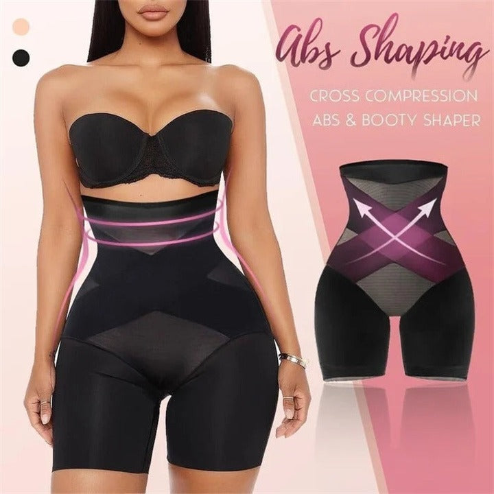 2024 New Cross Compression Abs Booty High Waisted Shaper