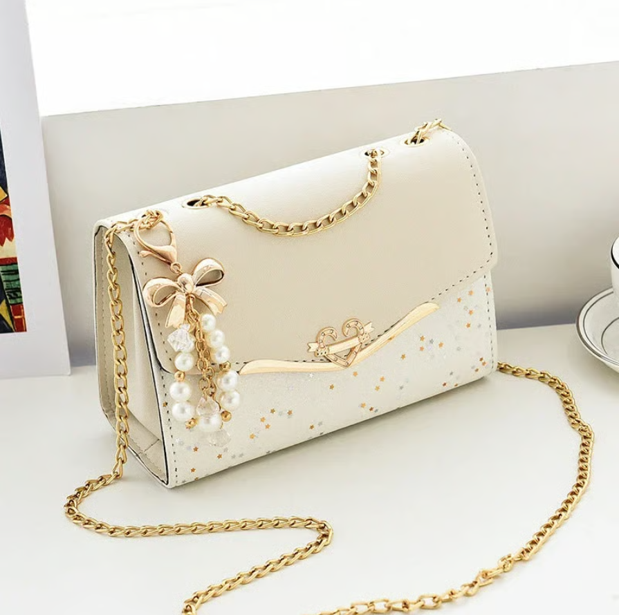 Crossbody Sequined Shoulder Bag