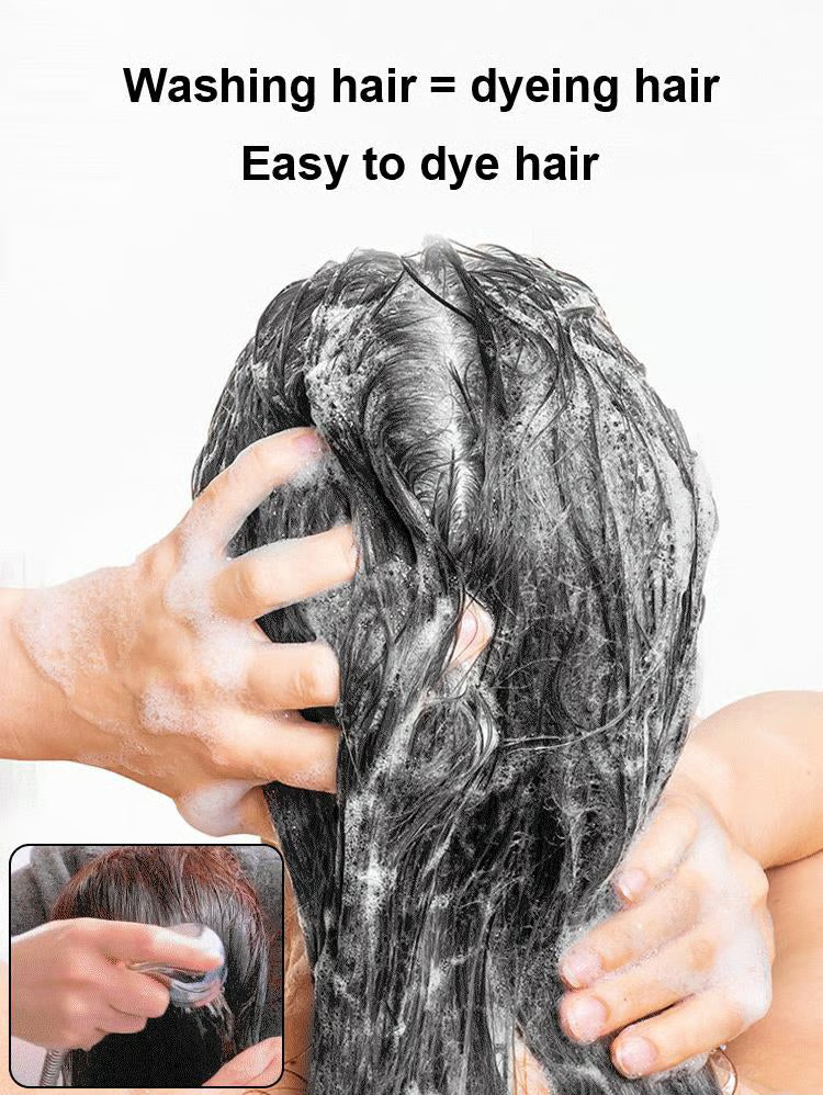 💥2025 New Year Sale 💥Pure Plant Extract For Grey Hair Color Bubble Dye