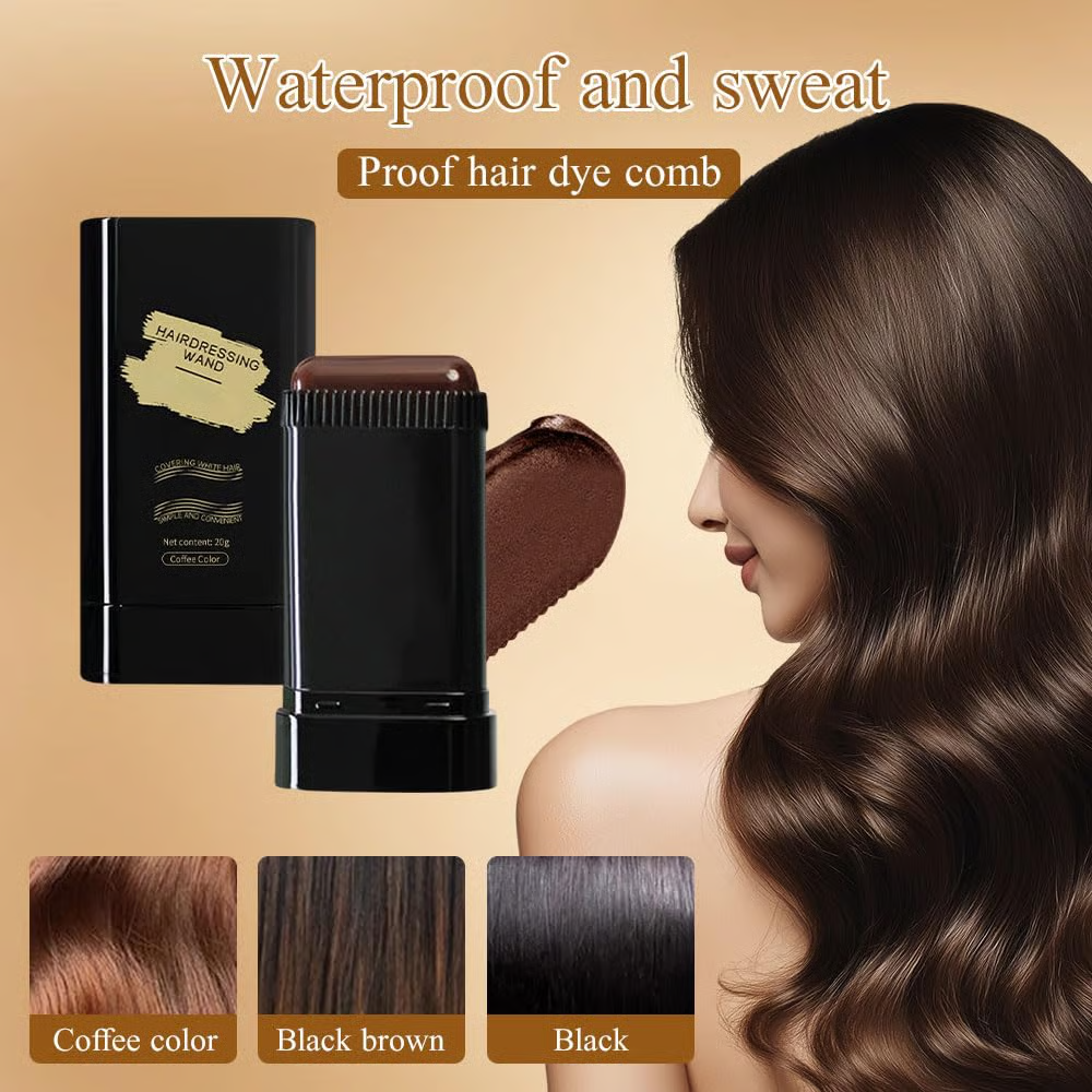 🔥Hot Sale 👍🏻Portable Hair Dye Comb for Grey Hair Coverage