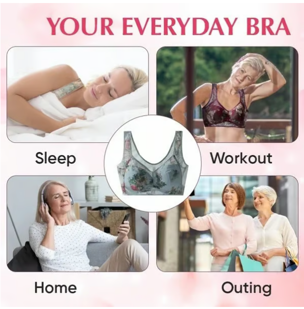 🔥BUY 1 GET 3 PACKS🔥Comfortable lace bra without buttons