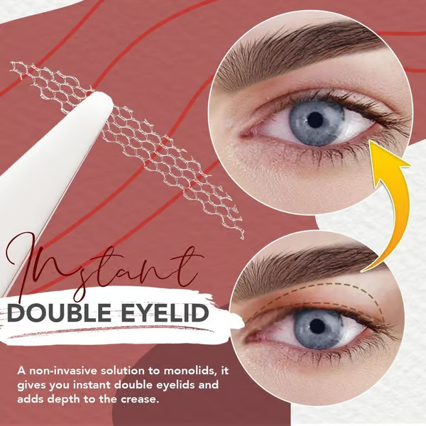 ADHESIVE-FREE INVISIBLE DOUBLE EYELID STICKER
