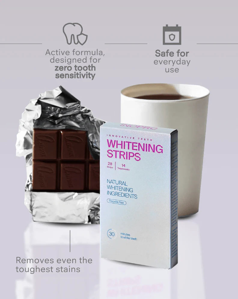NEW! Natural Teeth Whitening Strips
