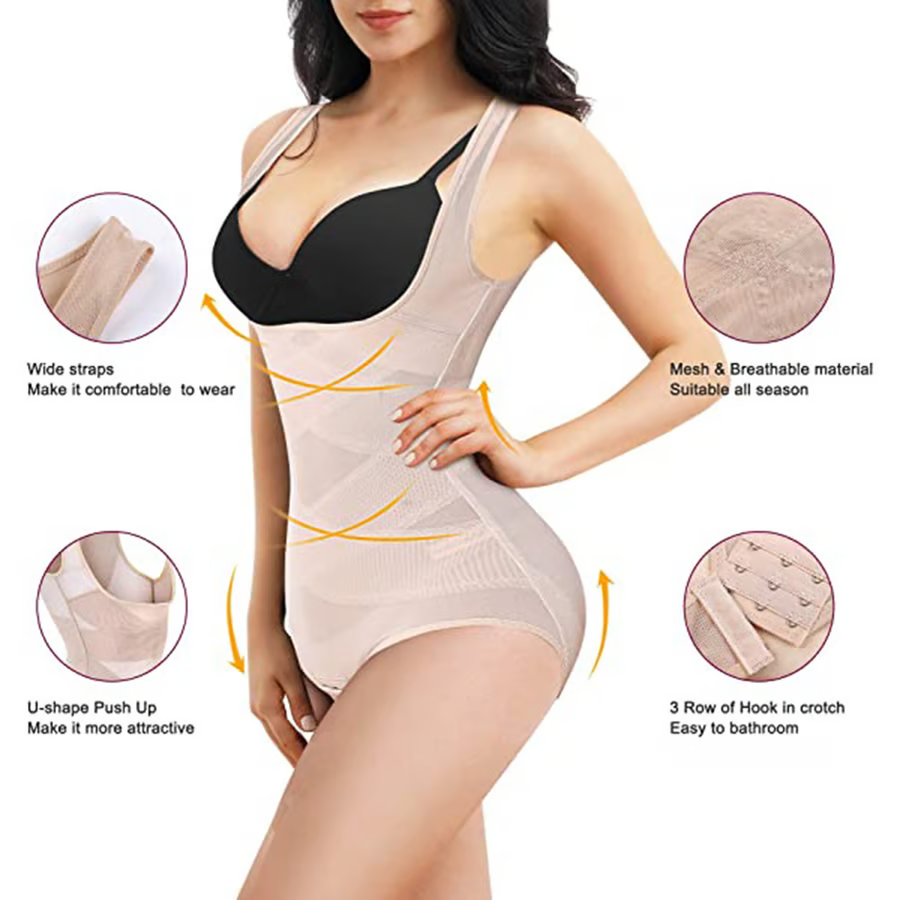 ⏰Last Day Buy 1 Get 3 Packs - 💃High-Waist Shapewear Bodysuit – Sculpt Your Dream Curves
