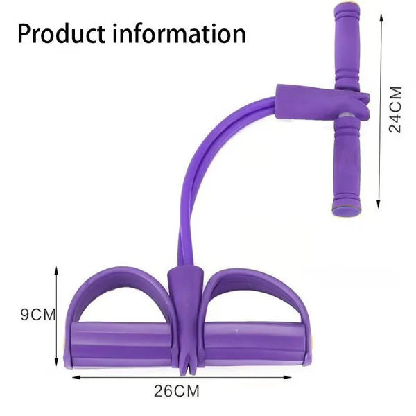 21 Fitness Resistance Bands-4 Tube Pedal Ankle Puller 21 Reviews
