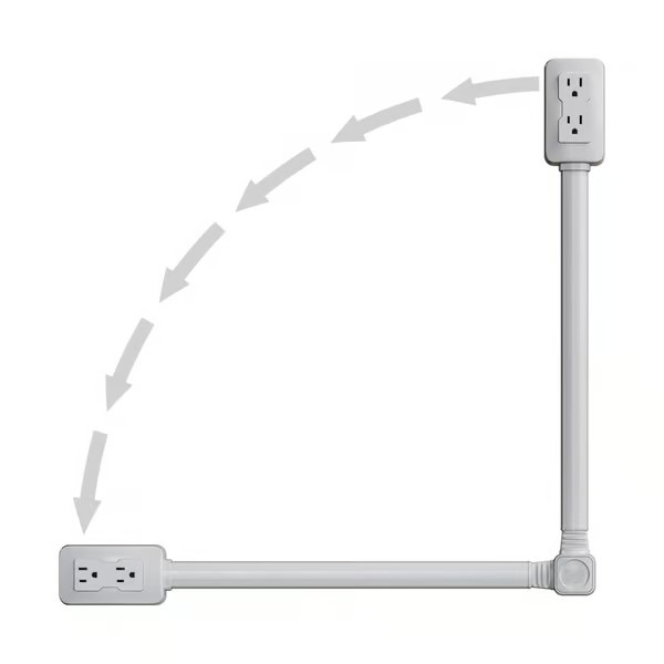 🔥2025 New Arrival - 49% OFF🔥Retractable and rotatable Electrical Outlet Extender