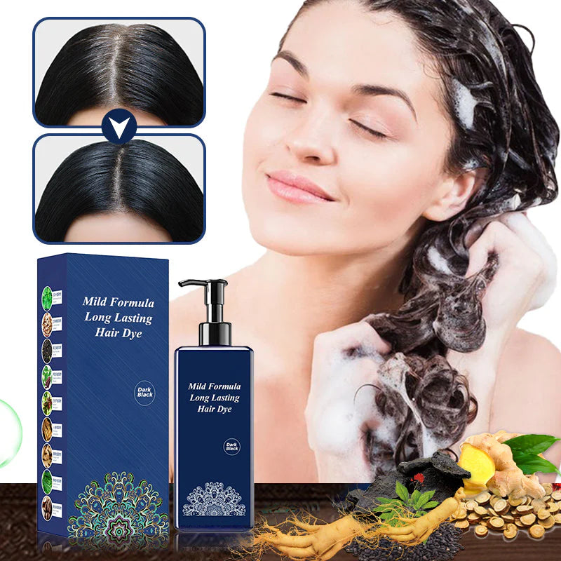 🔥Plant-Based Hair Coloring Cream - Mild Formula Long Lasting