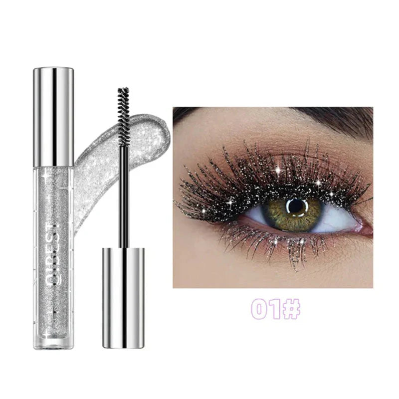 🔥💎BUY 1 GET 1 FREE🌟 Waterproof Diamond Glitter Mascara - Long-lasting Curl, Sparkling Shine, Create Captivating Eyes!