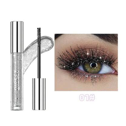 🔥💎BUY 1 GET 1 FREE🌟 Waterproof Diamond Glitter Mascara - Long-lasting Curl, Sparkling Shine, Create Captivating Eyes!