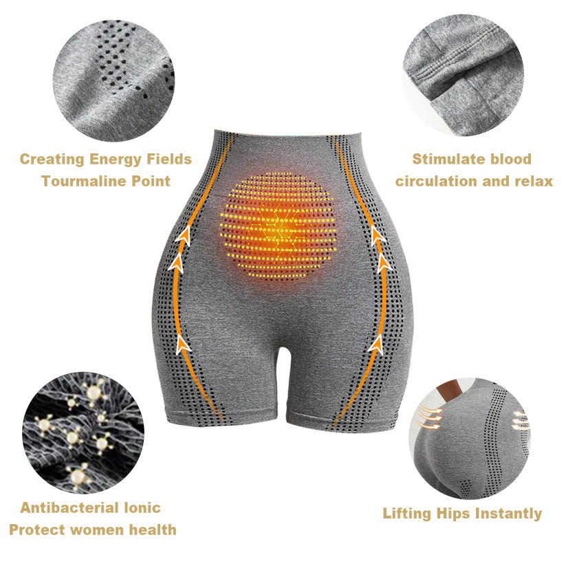 💃PEARLMOON™ Ion Shaping Shorts, Breathable Comfort Fabric With Tourmaline. Restore Your Perfect Figure And Address Health Issues💖