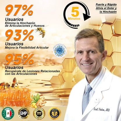 ODALIT™ Toxina Botulínica & Veneno de Abeja Alivio del Dolor Crema Cicatrizante de Huesos