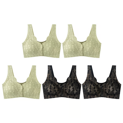 🔥Buy 1 Get 2 Free (3PCS) - Comfortable & Convenient Front Button Bra