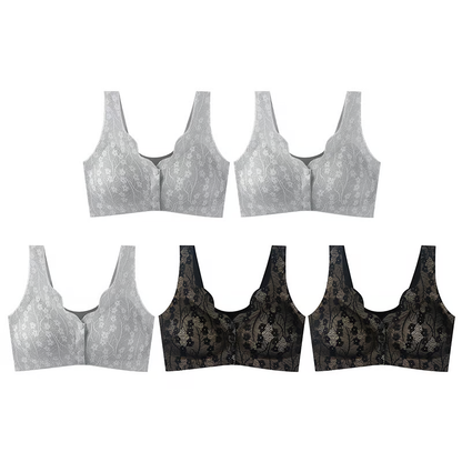 🔥Buy 1 Get 2 Free (3PCS) - Comfortable & Convenient Front Button Bra