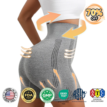 💃PEARLMOON™ Ion Shaping Shorts, Breathable Comfort Fabric With Tourmaline. Restore Your Perfect Figure And Address Health Issues💖