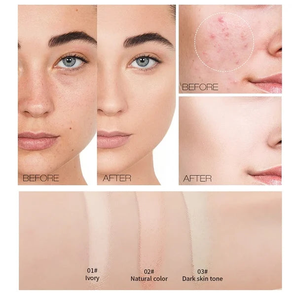 ✨2024 Waterproof Face Concealer（Buy 3 Get 3 Free）