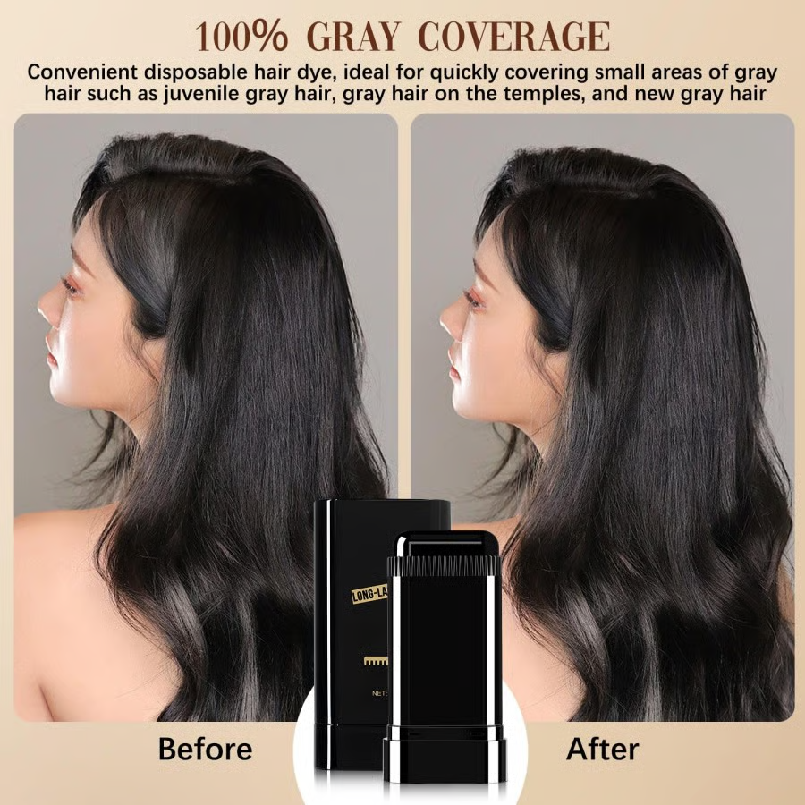 🔥Hot Sale 👍🏻Portable Hair Dye Comb for Grey Hair Coverage