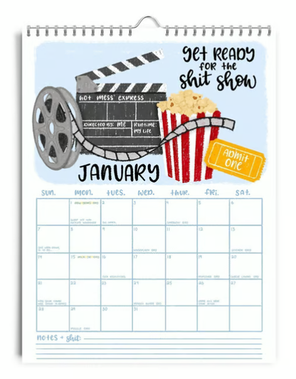 HERE WE FUCKING GO AGAIN 2025 CALENDAR