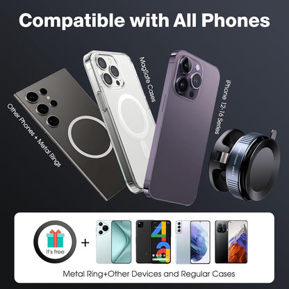 🔥Factory direct sale 49% OFF🔥360° Adjustable Vacuum Magnetic Phone Holder