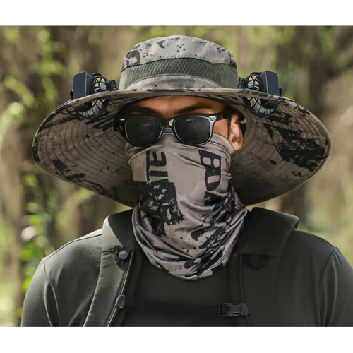 The perfect gift for dad 🎁❤2025 new ultra-light solar fan sun hat!