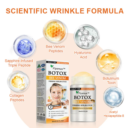 🐝🏅Flysmus™ Botox Bee Venom Firming Serum Stick-(Made and Shipped from Australia)-LAST DAY 70% OFF