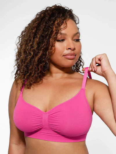 🎁2025 Hot Sale🎁Feelingirl Everyday Wireless Bra Unlined Soft Bra