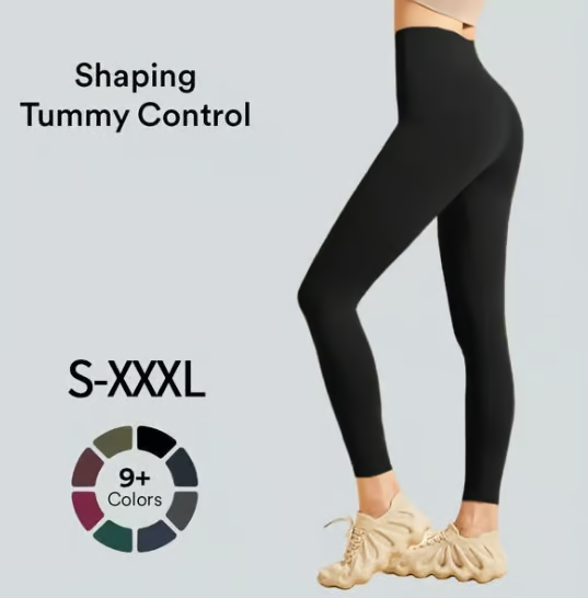 🔥High Waisted Tummy Control Shaping Training Leggings