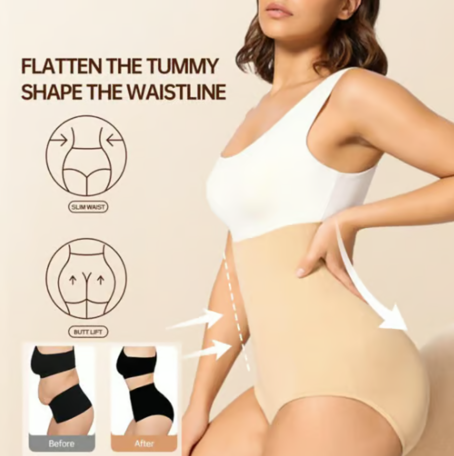 🔥Buy 1 Get 1 Free🔥High Waist Tummy Control Shapewear Panties