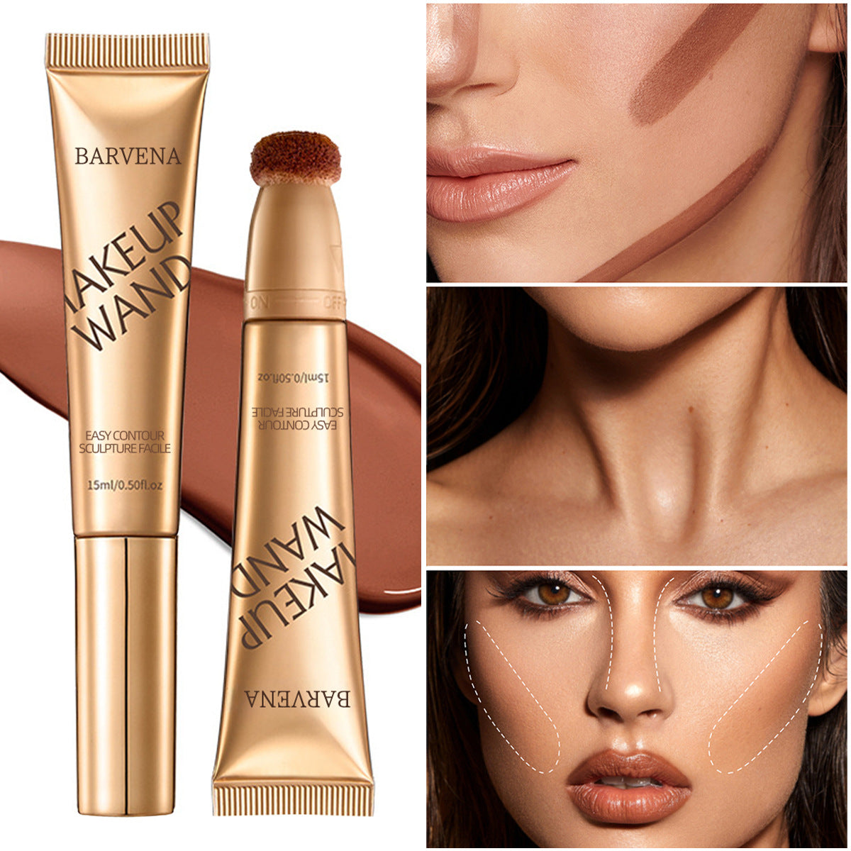 🔥Contour wand & Blush highlights wand duo