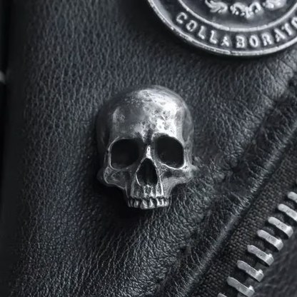 💀100% Handmade - 🔥Vintage Gothic Skull Brooch