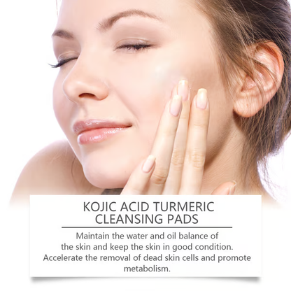💥Clearance Sale 49% OFF Today💥 Turmeric Kojic Acid Cleansing Pads