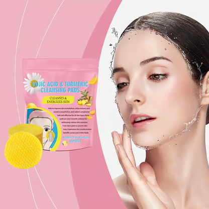 💥Clearance Sale 49% OFF Today💥 Turmeric Kojic Acid Cleansing Pads
