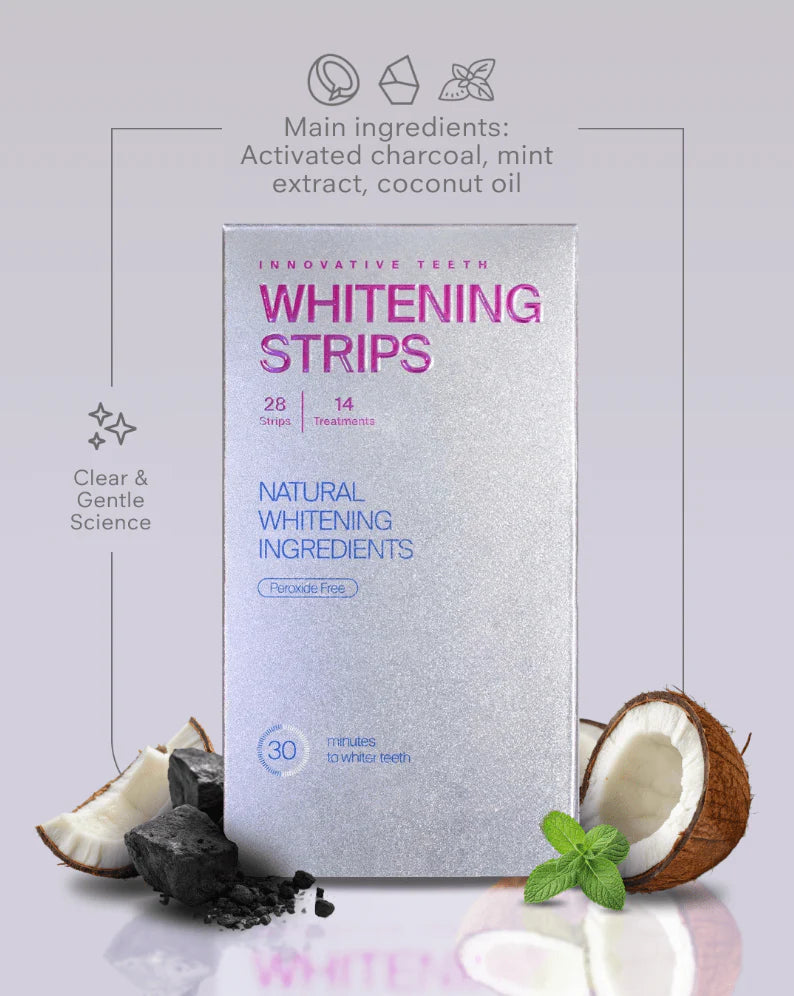 NEW! Natural Teeth Whitening Strips