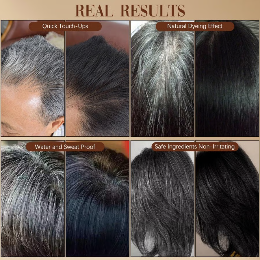 🔥Hot Sale 👍🏻Portable Hair Dye Comb for Grey Hair Coverage