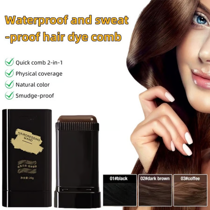 🔥Hot Sale 👍🏻Portable Hair Dye Comb for Grey Hair Coverage