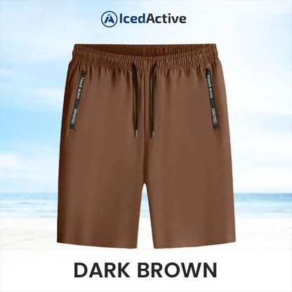 IcedActive – Women’s Ice Silk Quick Drying Stretch Shorts