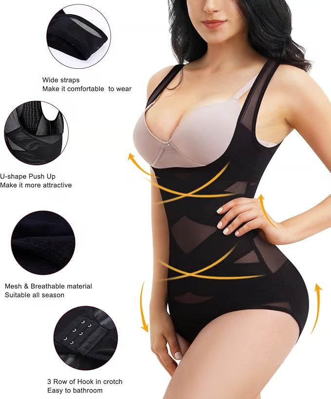 ⏰Last Day Buy 1 Get 3 Packs - 💃High-Waist Shapewear Bodysuit – Sculpt Your Dream Curves
