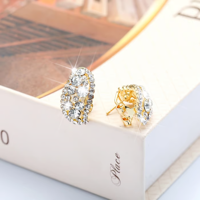 HOT 🔥🔥Lab-Created Diamonds Hoop Earrings🎁