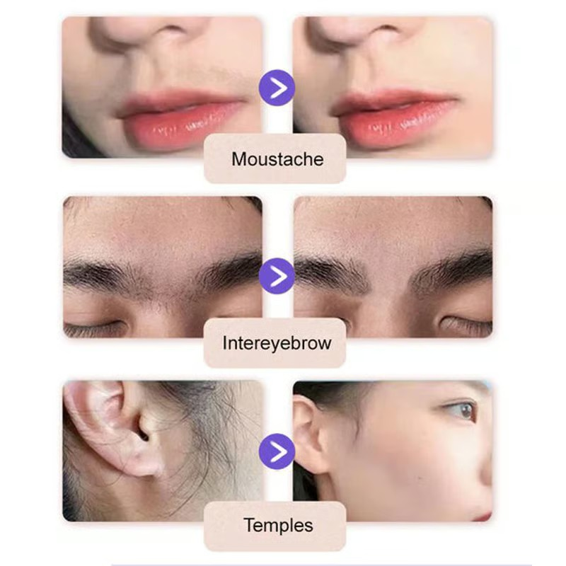 Gentle and Painless Facial Hair Removal Cream