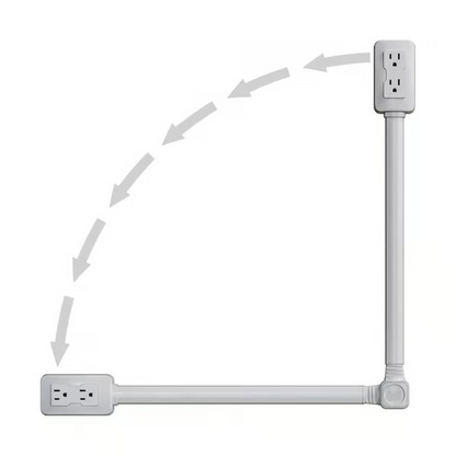 🔥2025 New Arrival - 49% OFF🔥Retractable and rotatable Electrical Outlet Extender