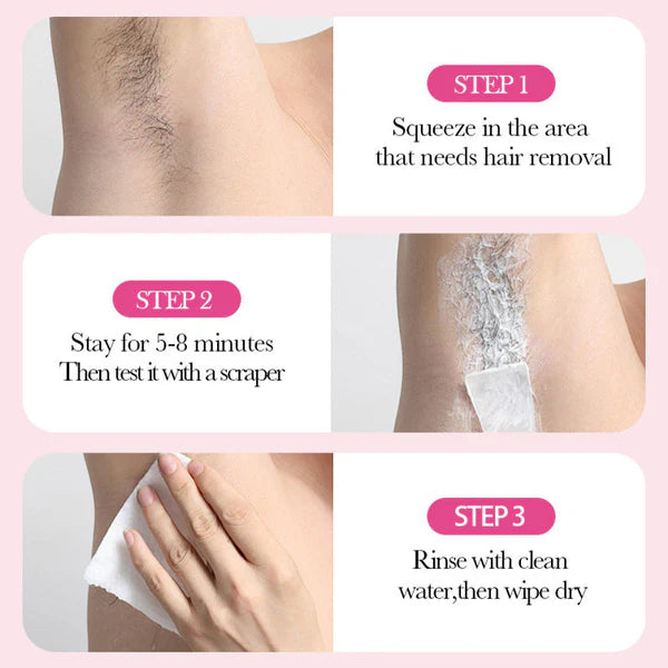 🎁LAST DAY-BUY2 GET 1 FREE🎁Flawless & Gentle Hair Removal Cream